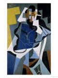 Figure of a Woman, 1917 Impressão giclée por Juan Gris Figure of a Woman, 1917 Impressão giclée por Juan Gris