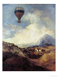 The Balloon Or, the Ascent of the Montgolfier Reproduction procédé giclée par Francisco de Goya