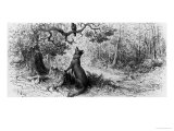 The Crow and the Fox, from "Fables" by Jean de La Fontaine Giclee Print by Gustave Doré