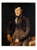 Portrait of Jean-Pierre-Francois Gilibert 1804-05 reproduction procédé giclée par Jean-Auguste-Dominique Ingres