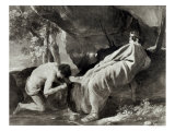 Midas at the Source of the River Pactolus Giclee Print by Nicolas Poussin