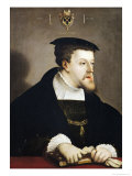 Charles V Holy Roman Emperor reproduction procédé giclée par Christoph Amberger