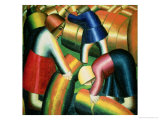 Taking in the Rye, 1912 Reproduction procédé giclée par Kasimir Malevich