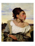 Young Orphan in the Cemetery, 1824 Giclée-Druck von Eugene Delacroix