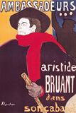 Poster Advertising Aristide Bruant in His Cabaret at the Ambassadeurs, 1892 Arte por Henri de Toulouse-Lautrec Poster Advertising Aristide Bruant in His Cabaret at the Ambassadeurs, 1892 Arte por Henri de Toulouse-Lautrec