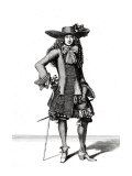 The Summer Sword Dress, 1675 Giclee-trykk av Nicolas Bonnart
