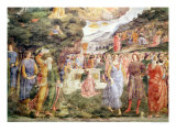The Adoration of the Golden Calf, from the Sistine Chapel Giclee Print by Cosimo Rosselli