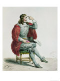 Portrait of Moliere in the Role of Arnolfe from L'Ecole des Femmes at the Comedie Francaise in 1670 Giclee Print by Francois Seraphin Delpech