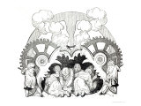 Illustration for a Poem on Child Labour by Victor Hugo circa 1880, Published by Hetzel Giclee Print
