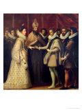 The Marriage of Catherine de Medici and Henri II 1533 Reproduction procédé giclée par Jacopo da Empoli 