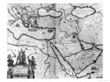 Map of the Ottoman Empire, from the "Atlas Novus" Giclee Print by Joannes Jansson