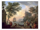 Seaport, 1763 reproduction procédé giclée par Claude Joseph Vernet