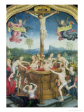 Mystic Bath of the Souls Giclee-trykk av Jean The Elder Bellegambe