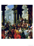 Feast Under an Ionic Portico, circa 1720-25 Giclee Print by Giovanni Paolo Pannini