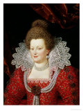 Portrait of Marie de Medici reproduction procédé giclée par Scipione Pulzone
