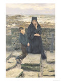 The Widow of the Ile de Sein, 1880 Giclee Print by Emile Renouf