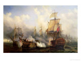 The Redoutable at Trafalgar, 21st October 1805 Reproduction procédé giclée par Auguste Etienne Francois Mayer