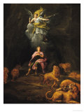 Daniel in the Den of Lions Impressão giclée por Francois Verdier