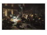 The Attempted Assassination of Emperor Napoleon III by Felice Orsini on the 14th January 1858, 1862 Giclee Print by H. Vittori Romano