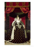 Marie de Medici in Coronation Robes, circa 1610 reproduction procédé giclée par Frans Pourbus II