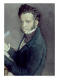 Alexander Pushkin at Work, 1899 Giclee Print by Konstantin Andreevic Somov
