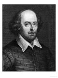 Portrait of William Shakespeare 1719 Giclee Print by George Vertue