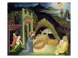 The Nativity Giclée-tryk af Giovanni di Paolo The Nativity Giclée-tryk af Giovanni di Paolo
