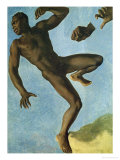 Study of a Nude Negro, 1838 Giclee Print by Theodore Chasseriau