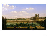 View of the Gardens and Palace of the Tuileries from the Quai D'Orsay, 1813 Lámina giclée por Etienne Bouhot View of the Gardens and Palace of the Tuileries from the Quai D'Orsay, 1813 Lámina giclée por Etienne Bouhot