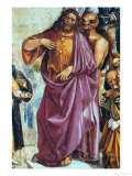 The Preaching of the Antichrist, Detail of Christ and the Devil Giclee Print by Luca Signorelli