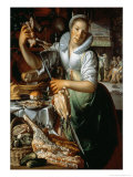 The Kitchen Maid circa 1620-25 Giclee Print by Joachim Wtewael Or Utewael