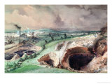 Open-Cast Mines at Blanzy, Saone-Et-Loire, 1857 Giclee Print by Ignace Francois Bonhomme