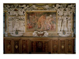 The Sacking of Troy or Catania, Detail of the Decorative Scheme in the Gallery of Francis I 1535-40 reproduction procédé giclée par Rosso Fiorentino (Battista di Jacopo) 