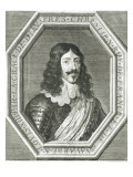 Portrait of Louis XIII Engraving by Jean Morin reproduction procédé giclée par Philippe De Champaigne