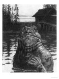 Vodyanoi, the Water Sprite, 1934 Lámina giclée por Ivan Bilibin