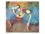 Two Dancers at Rest Or, Dancers in Blue, circa 1898 Giclee Print by Edgar Degas Two Dancers at Rest Or, Dancers in Blue, circa 1898 Giclee Print by Edgar Degas