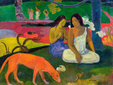 Arearea, 1892 Pósters por Paul Gauguin Arearea, 1892 Pósters por Paul Gauguin