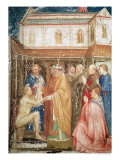 The Miracle of St. Stanislas from the Lower Church, circa 1340 Giclée-tryk af P. Capanna