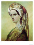 Portrait of Rachel Giclee Print by Achille Deveria