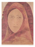Head of a Woman Giclee Print by Rabindranath Tagore
