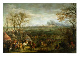 The Taking of Cambrai in 1677 by Louis XIV, Late 17th Century reproduction procédé giclée par Adam Frans van der Meulen