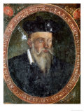 Portrait of Michel de Nostradame Giclee Print by Cesar Nostradamus