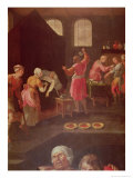 The Charity of St. Cosmas and St. Damian, Detail Depicting Scenes of Medical Treatment Giclee Print by Frans The Elder Francken