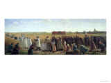 The Blessing of the Wheat in the Artois, 1857 Giclee Print by Jules Breton