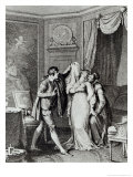 Take off That Veil" Said the Old Woman to Candide" Giclee Print by Jean-Michel Moreau the Younger