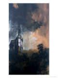 The Castle in the Moonlight Giclee Print by Victor Hugo