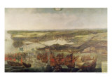 The Siege of La Rochelle in 1628 reproduction procédé giclée par Adrian Van Der Cabel