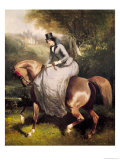Amazon in the Forest at Pierrefonds Giclee Print by Alfred De Dreux Amazon in the Forest at Pierrefonds Giclee Print by Alfred De Dreux