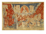 The Seven Bowls of Wrath and the Destruction of Babylon, No. 63 in the "Apocalypse of Angers" reproduction procédé giclée par Nicolas Bataille