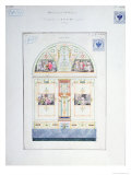 Mural Design for the Hermitage, St. Petersburg, circa 1840 Giclee Print by Leo Von Klenze